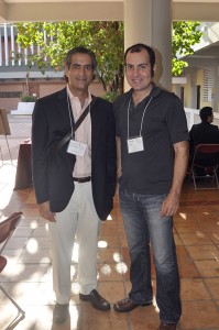 Luis Alberto Ferré Rangel junto a James Lynn. Recordando viejos tiempos sobre los comienzos de El Nuevo Día Interactivo. Trabajé con ENDI.com desde el 1997 hasta el 2000.