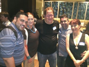 La junta del Social Media Club de Puerto Rico junto a Jeff Pulver