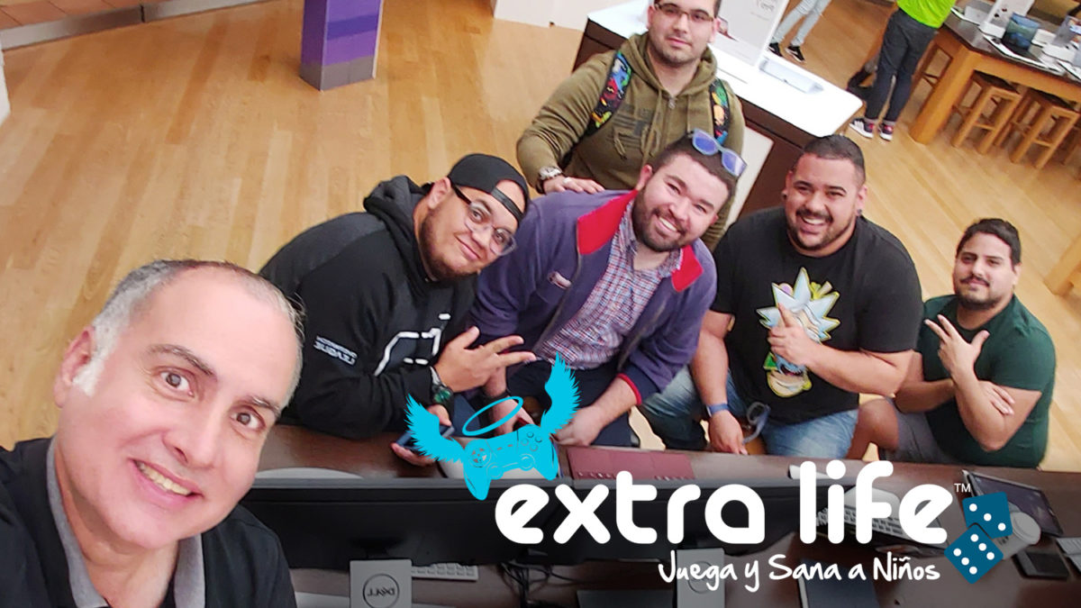 Grupo de participantes del maratón de 24 horas de gaming de Extra Life