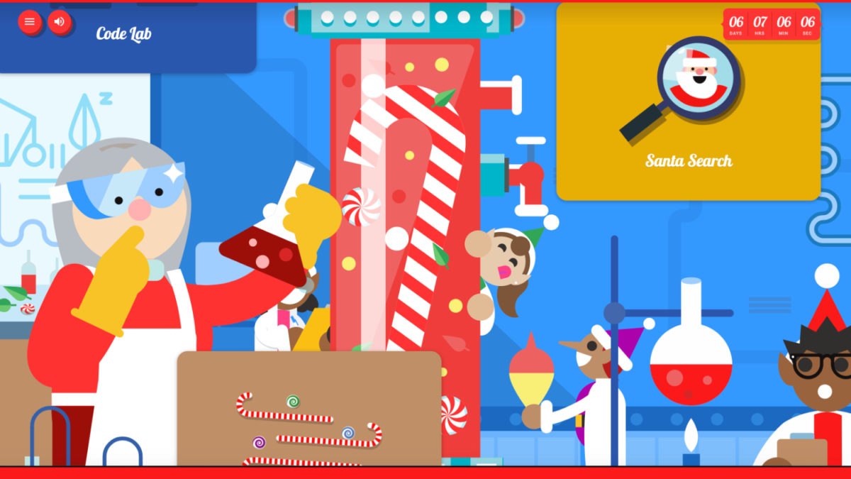 Coding Google Santa Tracker