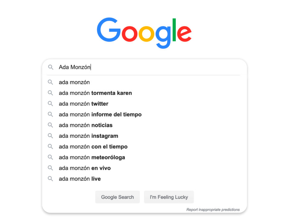 Búsqueda Google Ada Monzón