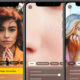pantallas apps para retocar retratos y selfies