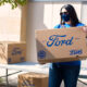 Cajas de mascarillas donadas por ford puerto rico