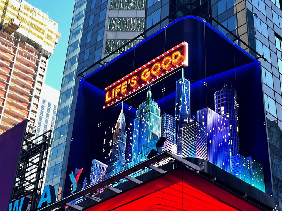 LG en Times Square de Nueva York