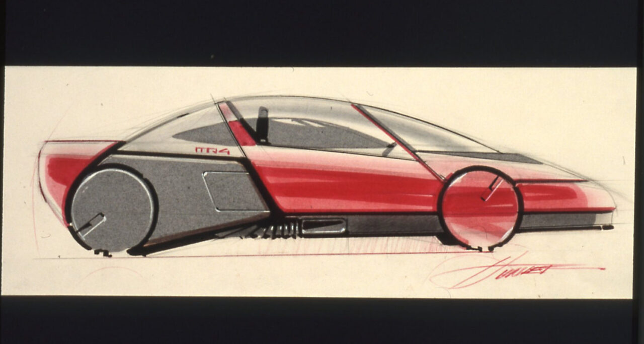 1980s Toyota MR2+2 Concept