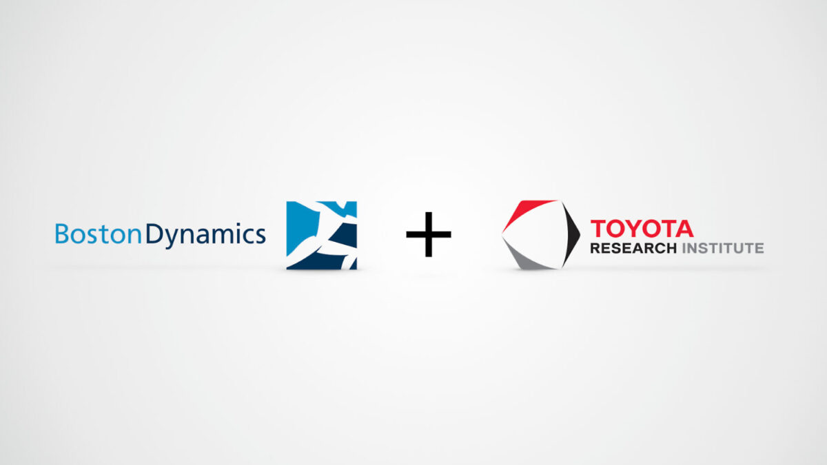 Logos de Boston Dynamics y el Instituto de Investigación Toyota
