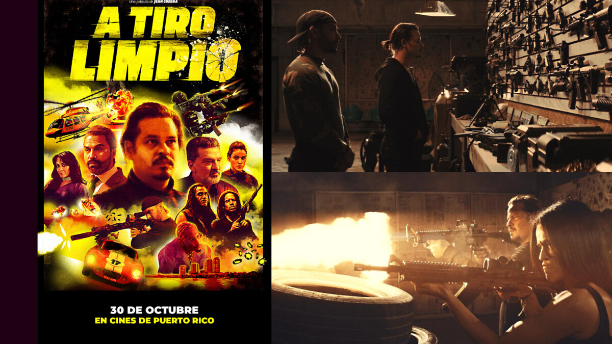 afiche poster pelicula a tiro limpio