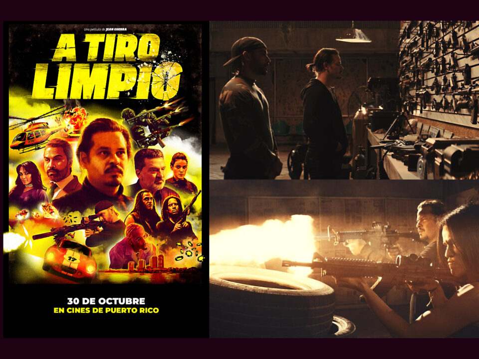afiche poster pelicula a tiro limpio